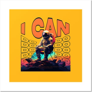 I Can Do It Classic spaceman Posters and Art